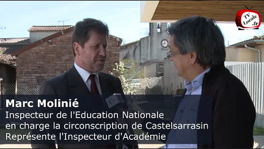 Monsieur Marc Molinié, Inspecteur de l'Education Nationale en charge la circonscription de Castelsarrasin 82 au micro de #TvLocale @EducationFrance